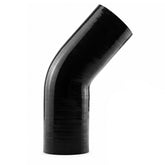 Ucreative 45° silicone elbow front view showing shape and port alignment for precise fit