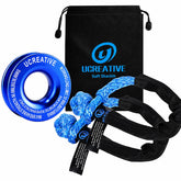 Ucreative recovery ring front view showing smooth bore, safer rope contact