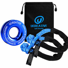 Ucreative recovery ring front view showing smooth bore, safer rope contact