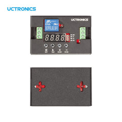 UCTRONICS mounted in vehicle illustrating automotive timer use benefit