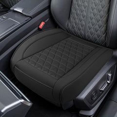 UHANBUT front view showing black faux leather protector and fit benefits