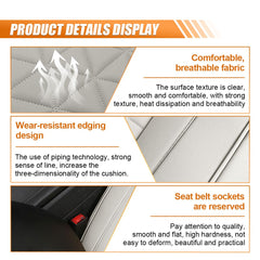 UHANBUT non-slip backing detail demonstrating secure fit and anti-shift benefit