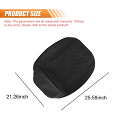 UHANBUT PU leather close-up showing durable texture and easy-clean benefit