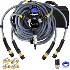 Uharbour front view kit shows all four hoses and couplers for fast inflation