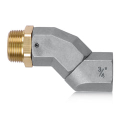 UHEGDRR front view of 3/4" NPT swivel showing compact design and durability