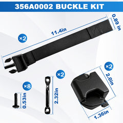 ulapithi buckle close-up of ABS plastic texture and durable finish