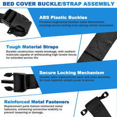 ulapithi buckle kit laid out showing straps, latches, screws, magnets