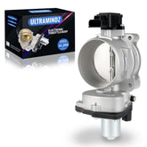 ultramindz throttle body front view showing mounting points and fitment benefit