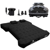 Umbrauto front view showing mattress in truck bed for easy camping setup