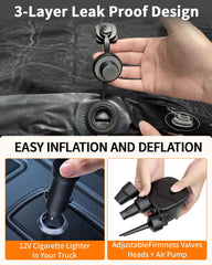 Umbrauto Tocama heavy-duty 210T bottom fabric detail for puncture protection