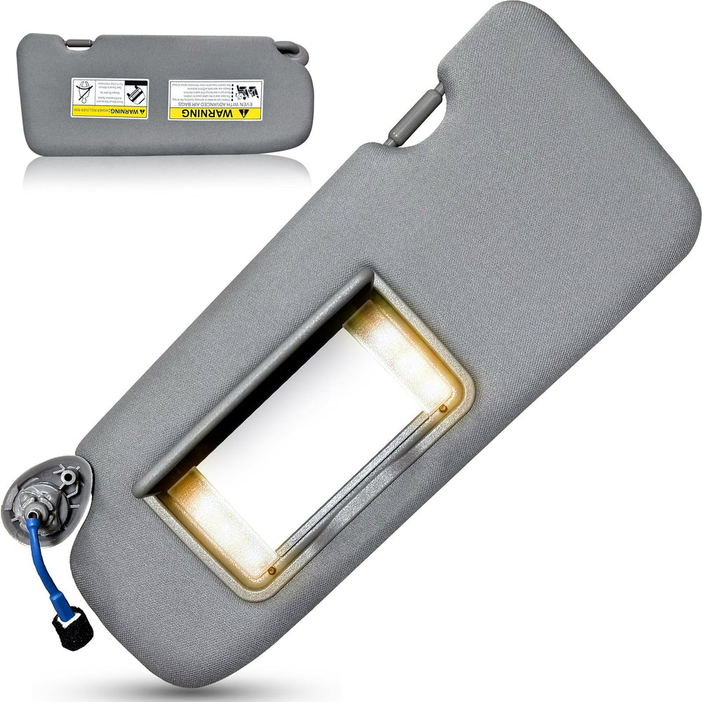 UMISHI left driver sun visor front view showing OEM fit and finish benefit