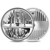 UNI-SHINE front face view showing crisp chrome reflector and DOT lens for safer driving