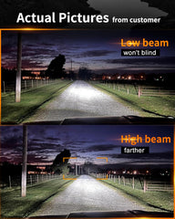 UNI-SHINE installed in Jeep Wrangler demonstrating brighter nighttime visibility