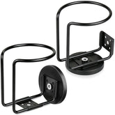 UNIGT front view of magnetic cup holder showing rugged build and open cup space