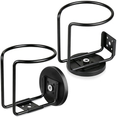 UNIGT front view of magnetic cup holder showing rugged build and open cup space