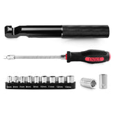UNIGT front view of belt changing toolset showing complete kit and benefits