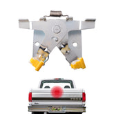 unikpas front view of tailgate latch showing fit and function benefit