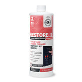 Unique Restore-It front packaging showing 32 oz bottle and clear branding for easy identification