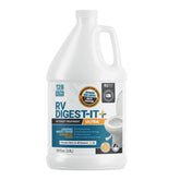 Unique RV Digest-It Ultra gallon front view showing product refill convenience and capacity