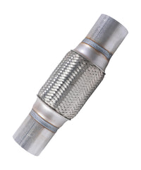 UNLRAE flex pipe front view showing full length and durable finish for easy fitment