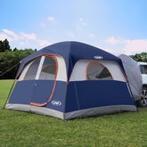 unp tent front view showing full entrance and shelter benefit