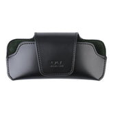 URIZZD front view of visor glasses holder showing neat profile and protection