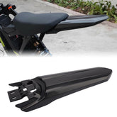 URLWALL extended rear fender front view showing full length and coverage benefit