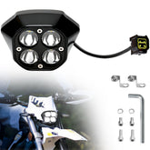 URLWALL front assembly on Sur Ron showing bright upgrade and improved visibility