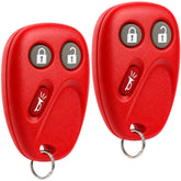 USARemote red LHJ011 front view showing buttons and easy replacement benefit