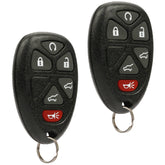 USARemote front view of two key fobs showing button layout and quick access