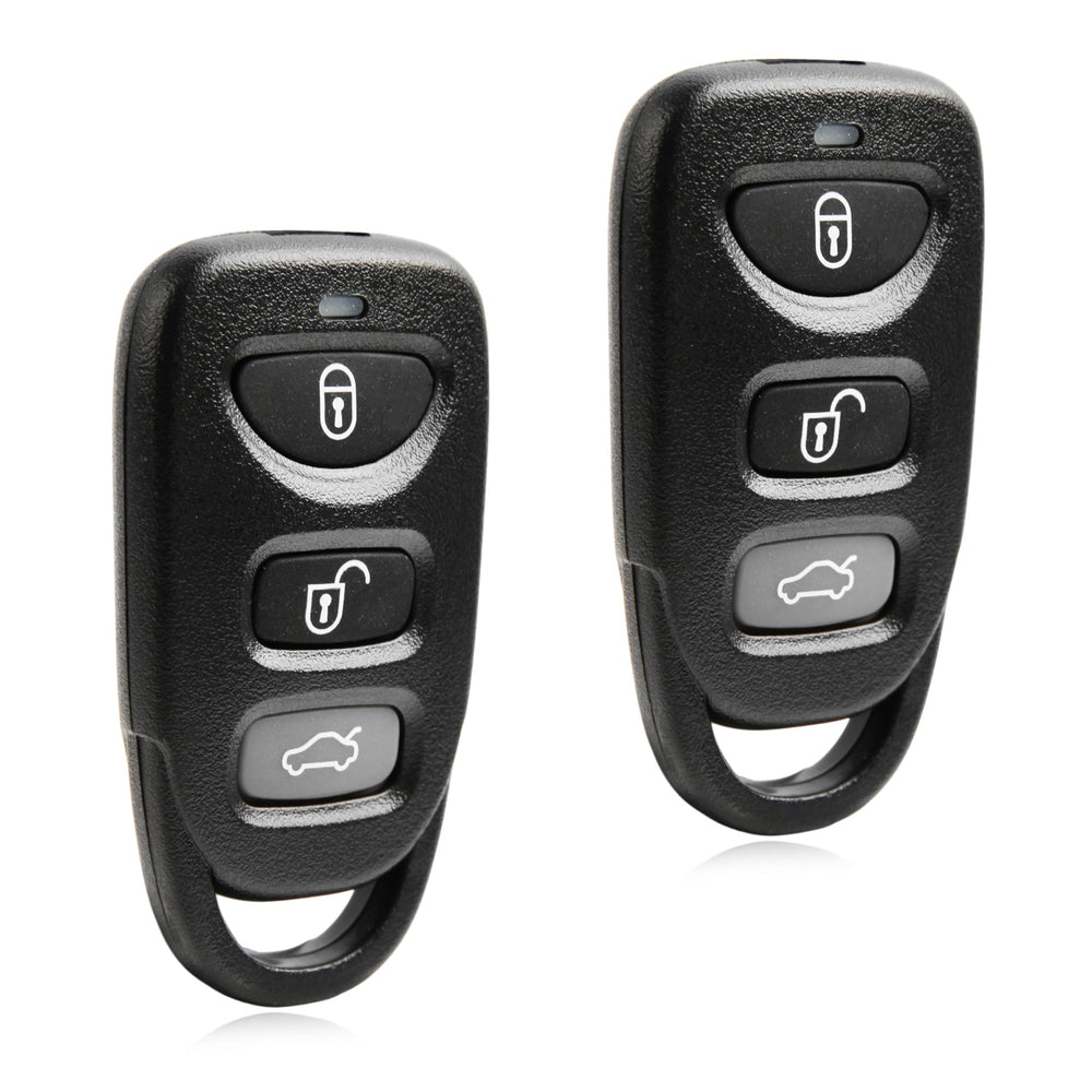 USARemote front view of two 3-button fobs showing benefits of ready-to-program replacements