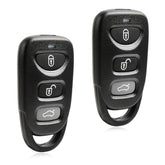 USARemote front view of two 3-button fobs showing benefits of ready-to-program replacements