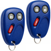 USARemote LHJ011 Blue front view showing three-button layout and easy recognition benefit