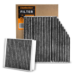 Uselection front packaging showing both cabin and engine filters for easy identification and fitment