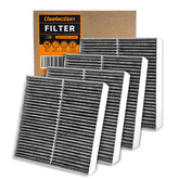 Uselection front packaging showing cabin filter and kit benefits