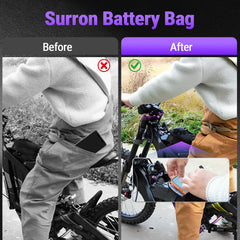 USTPO installed under battery lid demonstrating integrated appearance