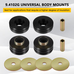 usvehj close-up of polyurethane bushing highlighting durable material and reduced vibration
