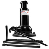 USYATO jack front view showing compact body and heavy-duty build, reliable lifting