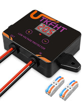 UTKFHT front panel with LED display showing voltage and status for quick checks