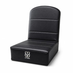 UTVMA front view of cushion showing 5-inch booster and clean profile benefit