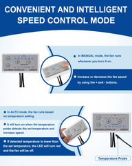 uueeGo control box with LEDs for easy speed control and mode feedback
