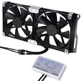 uueeGo front view of dual vent fans showing airflow and cooling benefit