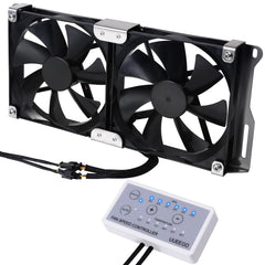 uueeGo front view of dual vent fans showing airflow and cooling benefit