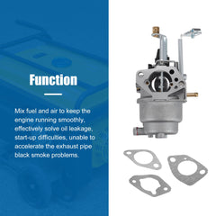 uxcell carburetor installed on CAT generator showing correct alignment