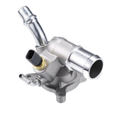 uxcell front view of thermostat housing assembly showing complete unit and fitment benefit