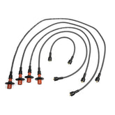 uxcell front packaging showing five spark plug wires and fitment benefit