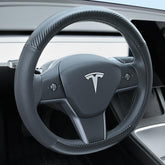Uxcer front view on Tesla wheel showing fit and enhanced style benefit