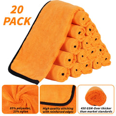 UZLU single towel flat lay showing 24x16 inch size and coverage