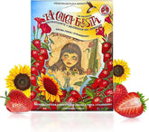 V-Spec La Chica Fresita front packaging showing six strawberry air fresheners, clear branding and bright scent appeal