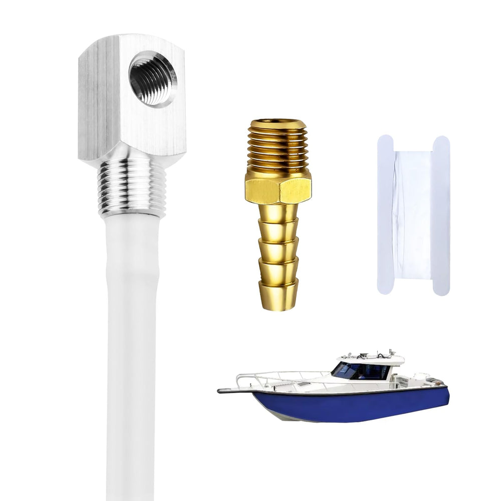 vaitarkli front view showing tube and strainer, durable replacement for boats